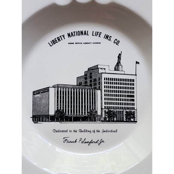ASHTRAY-Liberty National Life Ins. Co.-Francis & Lusky Company-Memorabilia - Picture 2 of 9